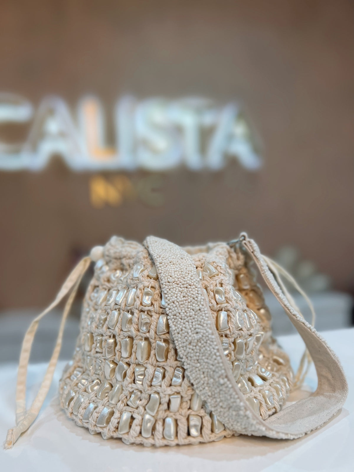 Pearl Sands Bucket Bag