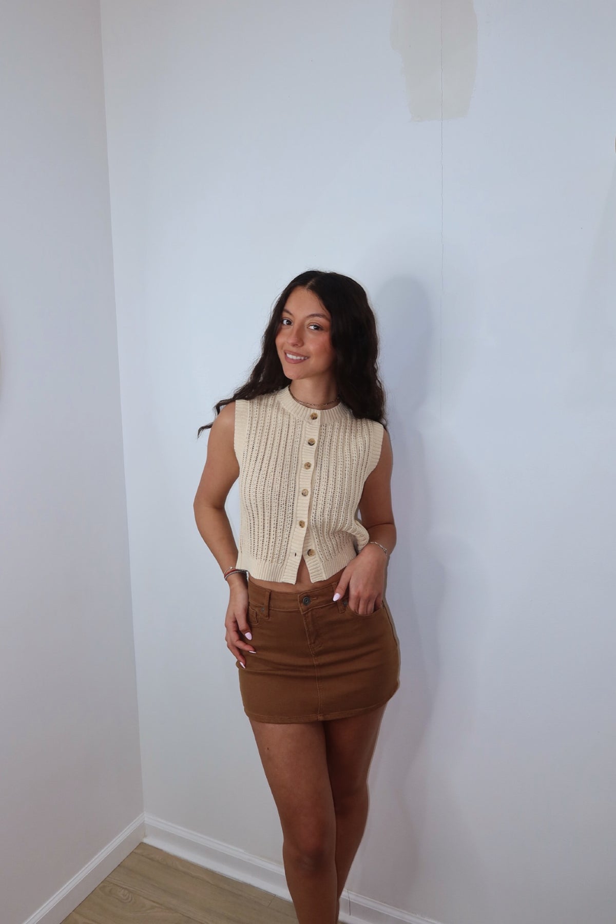 Knit Sweater Vest Small