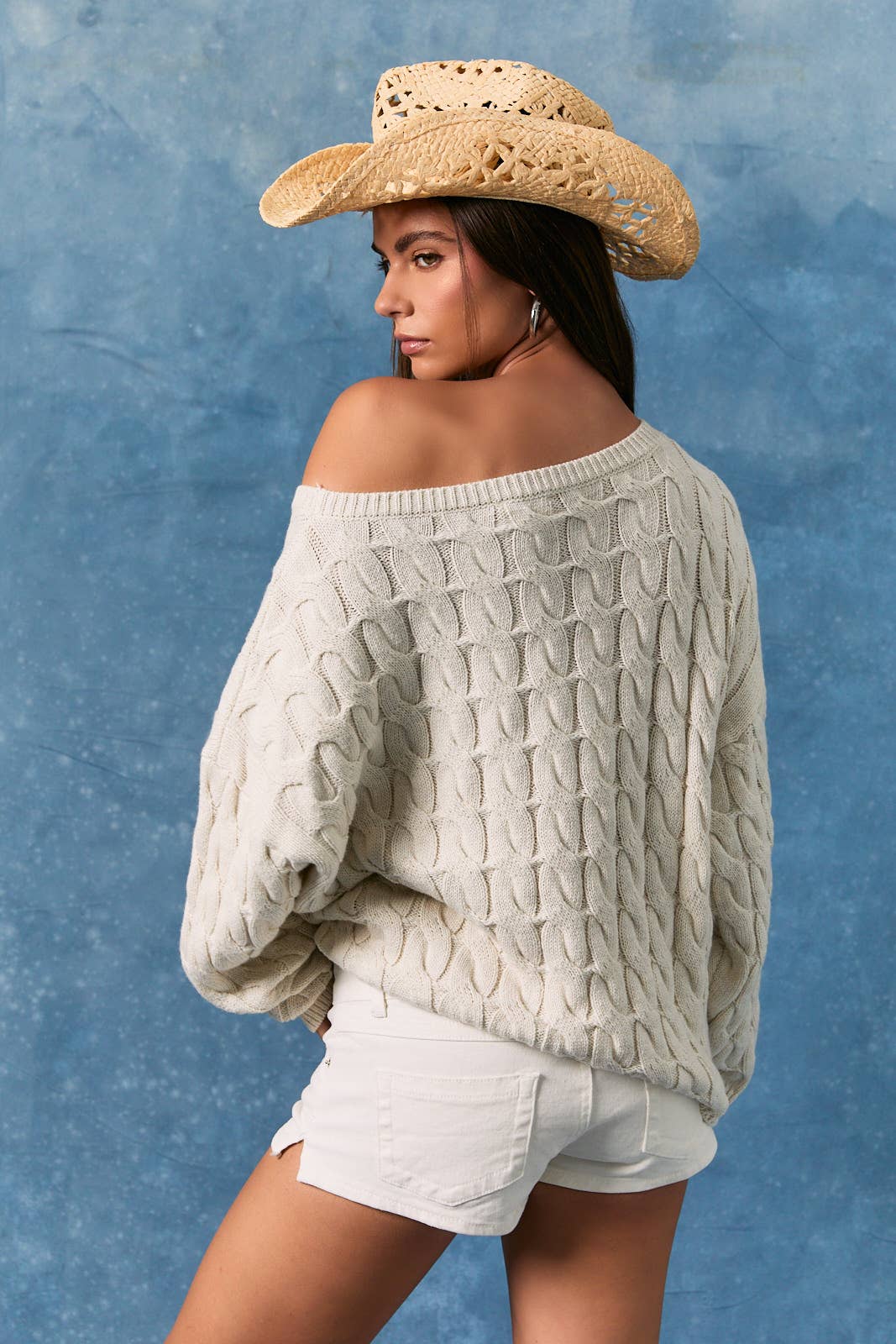 Americana Cableknit Sweater – C A L I S T A