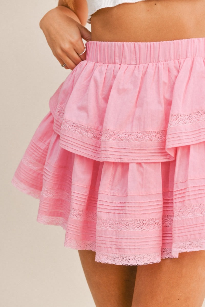 Ruffle Tiered Skirt