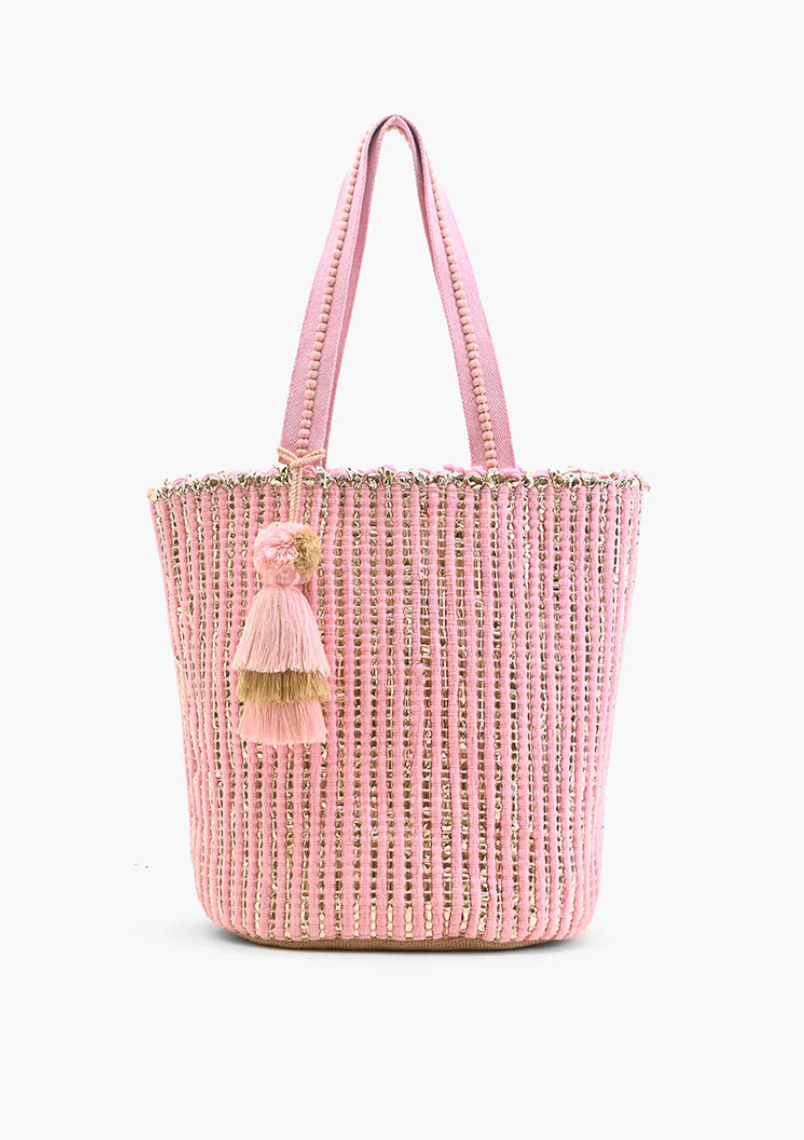 Pastel Woven Tote